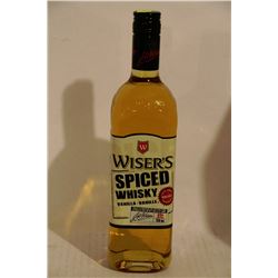 750ML BOTTLE OF WISER'S SPICED VANILLA WHISKY