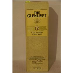 1.14L BOTTLE OF THE GLENLIVET 12 YEARS AGED SCOTCH