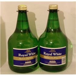 2 BOTTLES OF ROYAL WHITE MEDIUM DRY WINE