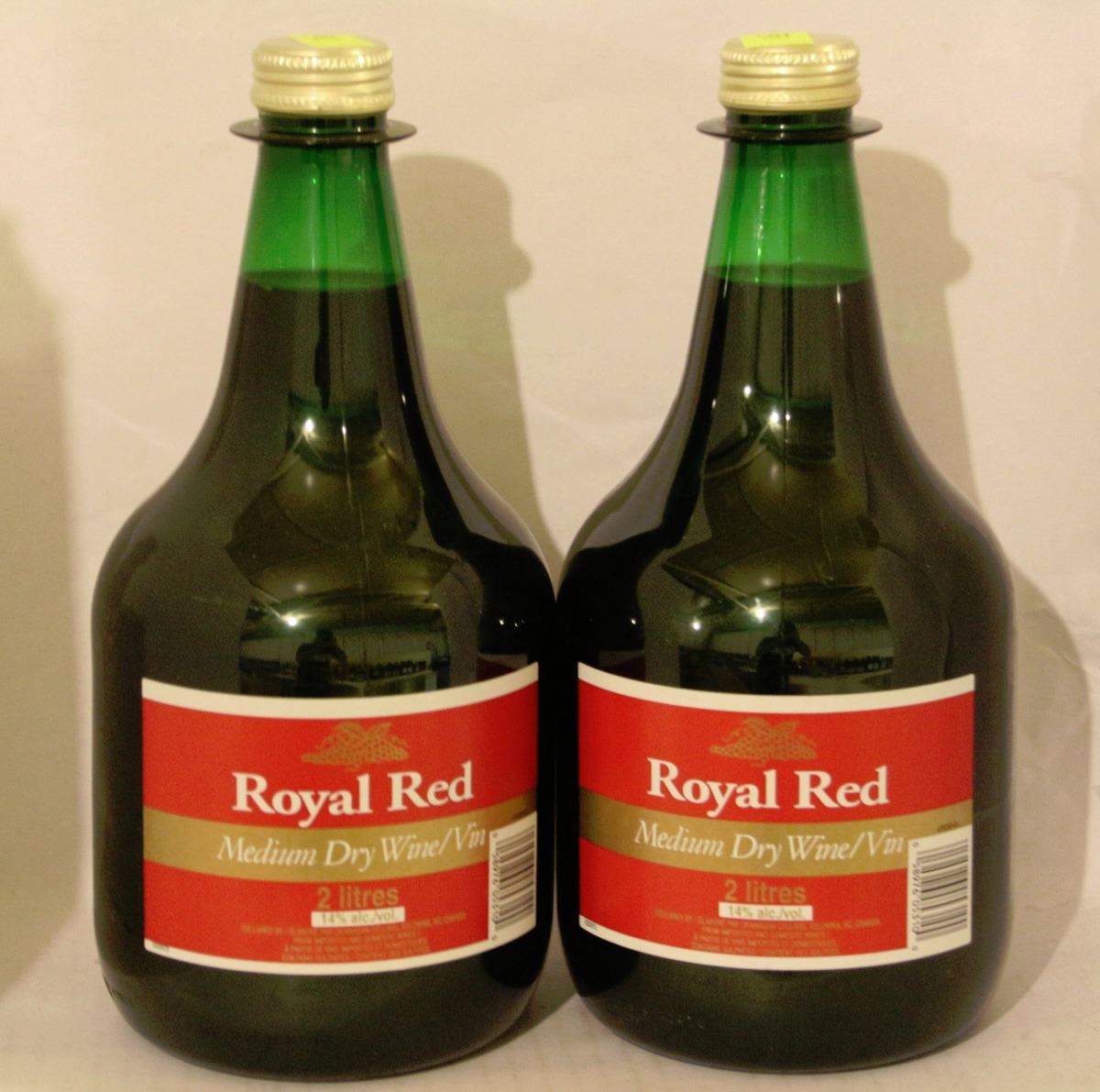 2 BOTTLES OF ROYAL RED MEDIUM DRY WINE - Kastner Auctions cheap dry red wine
