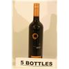Image 1 : 5 BOTTLES OF COOPER MOON MERLOT RED WINE