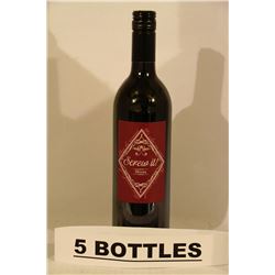 5 BOTTLES OF SCREW IT! SHIRAZ RED WINE