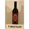 Image 1 : 5 BOTTLES OF SCREW IT! SHIRAZ RED WINE