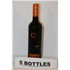 Image 1 : 5 BOTTLES OF COOPER MOON SHIRAZ RED WINE