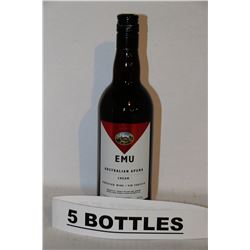 5 BOTTLES OF EMU ASTRAILIAN APERA CREAM FORTIFIED