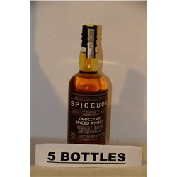 5 BOTTLES OF SPICEBOX CHOCOLATE SPICED WHISKY