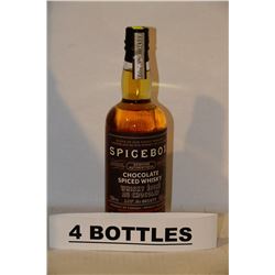 4 BOTTLES OF SPICEBOX CHOCOLATE SPICED WHISKY