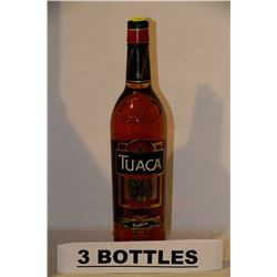 3 BOTTLES OF TUACA LIQUORE ITALIANO