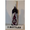 Image 1 : 3 BOTTLES OF ICE STORM GRAPE  LIQUOR