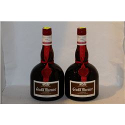2 BOTTLES OF GRAND MARNIER LIQUEUR