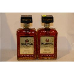 2 BOTTLES OF DISARONNO LIQUEUR
