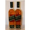 Image 1 : 2 BOTTLES OF JOHNNIE WALKER GREEN LABEL BLENDED