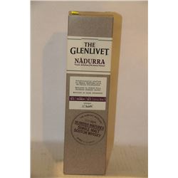 750ML BOTTLE OF THE GLENLIVET SINGLE MALT SCOTCH