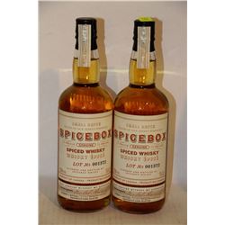 2 BOTTLES OF SPICEBOX SPICED WHISKY