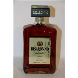 750ML BOTTLE OF DISARONNO ORIGINALE LIQUEUR