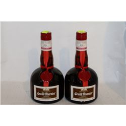 2 BOTTLES OF GRAND MARNIER ORANGE & COGNAC LIQUEUR