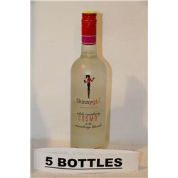 5 BOTTLES OF SKINNY GIRL WHITE CRANBERRY COSMO