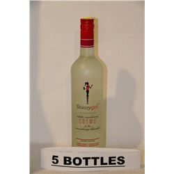 5 BOTTLES OF SKINNY GIRL WHITE CRANBERRY COSMO