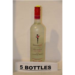 5 BOTTLES OF SKINNY GIRL WHITE CRANBERRY COSMO