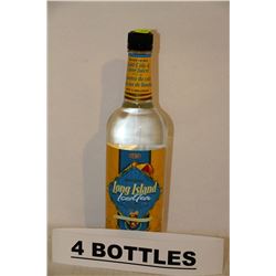 4 BOTTLES OF ORIGINAL LONGISLAND ICED TEA