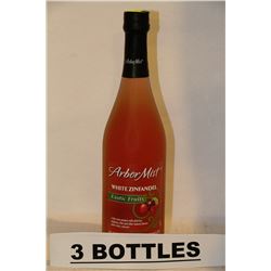 3 BOTTLES OF ARBOR MIST EXOTIC FRUITS WHITE
