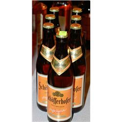 7 BOTTLES OF SCHOFFERHOFER WHEAT BEER