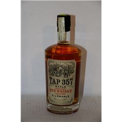 750ML BOTTLE OF TAP 357 MAPLE CANADIAN RYE WHISKY