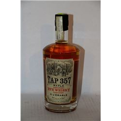 750ML BOTTLE OF TAP 357 MAPLE CANADIAN RYE WHISKY