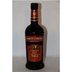 750ML BOTTLE OF FORTY CREEK COOPER POT RESERVE
