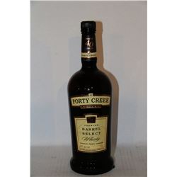 1.14L BOTTLE OF FORTY CREEK BARREL SELECT WHISKY