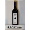 Image 1 : 4 BOTTLES OF NAKED GRAPE UNOAKED SHIRAZ RED WINE