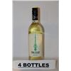 Image 1 : 4 BOTTLES OF WINE O' CLOCK MOSCATO WHITE WINE