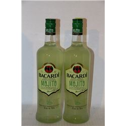 2 BOTTLES OF BACARDI MOJITO CLASSIC COCKTAILS