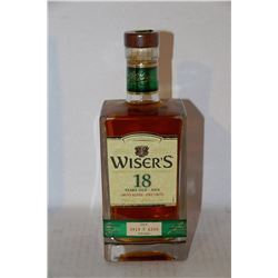 750ML BOTTLE OF WISER'S 18 YEAR OLD LTD RELEASE