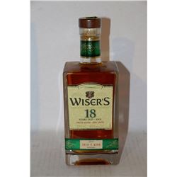 750ML BOTTLE OF WISER'S 18 YEAR OLD LTD RELEASE