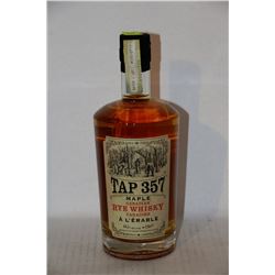 750ML BOTTLE OF TAP 357 MAPLE CANADIAN WHISKY