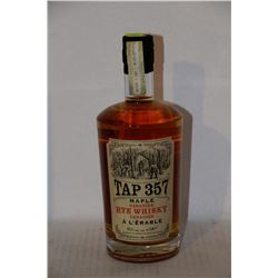 750ML BOTTLE OF TAP 357 MAPLE CANADIAN WHISKY