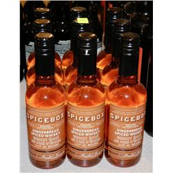 9 BOTTLES OF SPICEBOX GINGERBREAD SPICED WHISKY