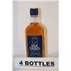 Image 1 : 4 BOTTLES OF SILK TASSEL CANADIAN WHISKY
