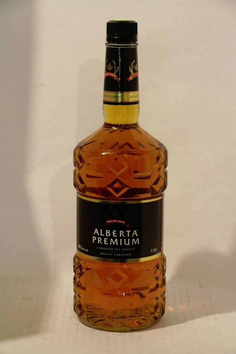 1.14L BOTTLE OF ALBERTA PREMIUM CANADIAN RYE