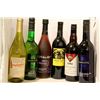 Image 1 : 6 BOTTLES OF ASSORTED RED & WHITE WINE AND SHERRY