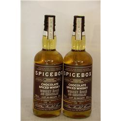 2 BOTTLES OF SPICEBOX CHOCOLATE SPICED WHISKY
