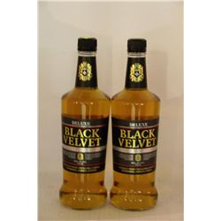 2 BOTTLES OF BLACK VELVET CANADIAN WHISKY
