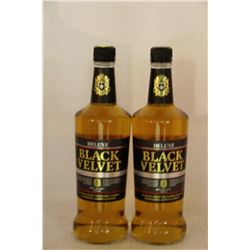 2 BOTTLES OF BLACK VELVET CANADIAN WHISKY