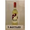 Image 1 : 5 BOTTLES OF BODACIOUS SMOOTH WHITE WINE
