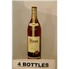 Image 1 : 4 BOTTLES OF ASBACH AGED 3 YRS FINE OLD BRANDY