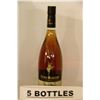 Image 1 : 5 BOTTLES OF REMY MARTIN PETITE CHAMPAGNE GOGNAC