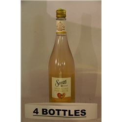 4 BOTTLES OF SAUZA SPARKLING MARGARITA