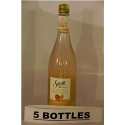 5 BOTTLES OF SAUZA SPARKLING MARGARITA
