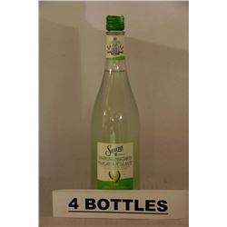 4 BOTTLES OF SAUZA SPARKLING MARGARITA